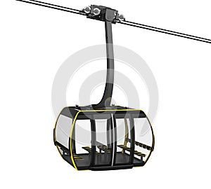 Gondola Lift Cable Car Isolated