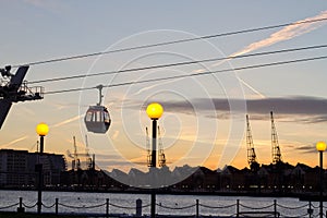 Gondola lift in London