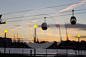 Gondola lift in London