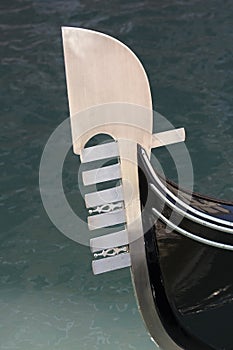 Gondola prow