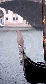 Gondola in the Rain
