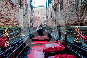 Gondola ride in Venice