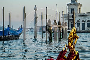 Gondola ride in Venice