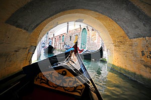 Gondola ride in Venice, Italy