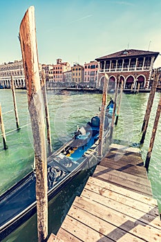 Gondola service in Venice, Italy