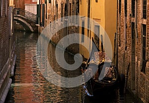 Gondola in Venice,Italy photo