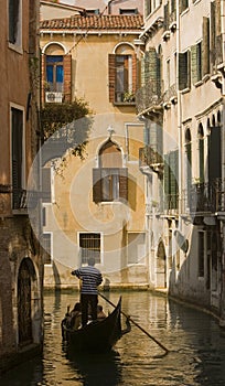 A Gondola in Venice, Italy