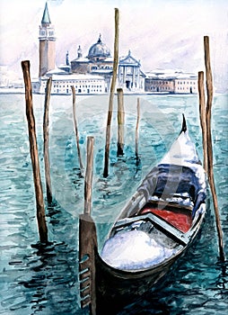 Gondola in winter