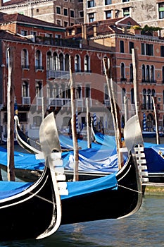 Gondolas on Grand Canal