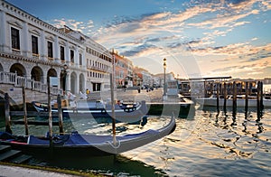 Gondolas near San Marco
