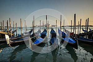 Gondolas at Riva degli Schiavoni