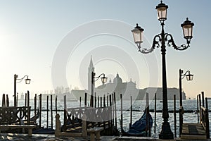 Gondolas and San Giorgio