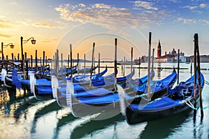 Gondolas in Venezia