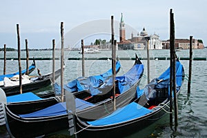 Gondolas in Venice