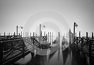 Gondolas in Venice