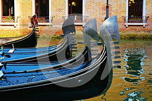 Gondolas, Venice, Italy