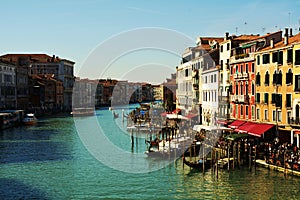 Gondolas in Venice, Italy, Europe