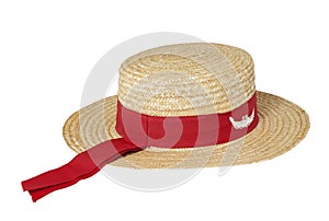 Gondolier traditional straw hat