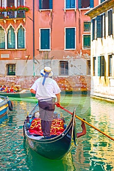 Gondolier in Venice