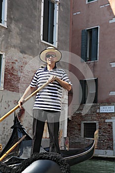 Gondolier in Venice