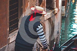 Gondoliere at Venice