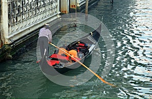 Gondoliere, Venice, Italy