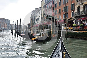 Gondolla boats in Venice