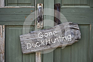 Gone Duck Hunting. photo