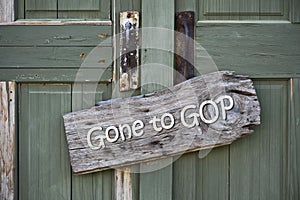 Gone to GOP.