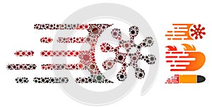 Gone Viral Mosaic of CoronaVirus Items