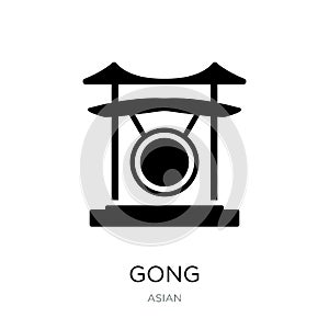 gong icon in trendy design style. gong icon isolated on white background. gong vector icon simple and modern flat symbol for web