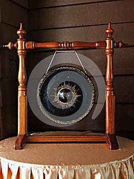 Ancient gongs in old-fashioned houses