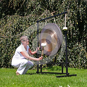 Gong sound healing