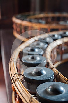 Gong , Thai traditional musical instrument