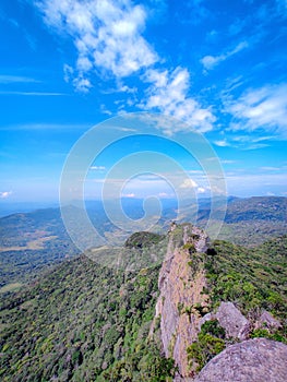 Gongala Mountain in the Rathnapura of SRI LANKA