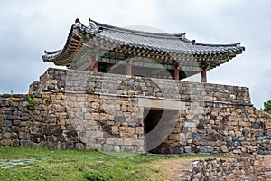 Gongsanseong old Baekje Kingdom fortress in Gongju, South Korea photo