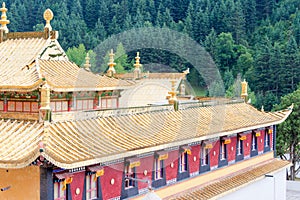 Gonlung Champa Ling(Youningsi). a famous Monastery in Huzhu, Qinghai, China.