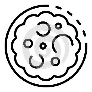 Gonococcus icon, outline style