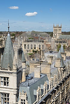 Gonville and Caius college to the front & St Johns College