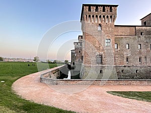 Gonzaga medieval castle tower, Mantova, Italy