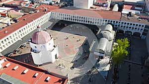 Gonzalez Arratia plaza drone view photo