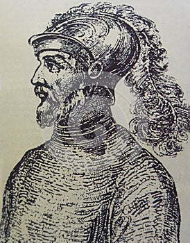 Gonzalo de  Sansoval portrait, spanish conquistador