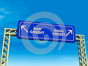 Good or bad credit path