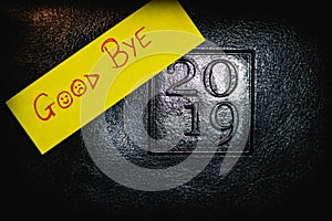 GOOD BYE 2019 LOGO FROM DIARY