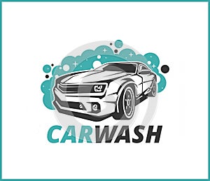 Good Carwash Logo, beatiful logo, car logo edition photo