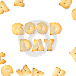 Good day cookie font alphabet