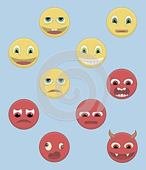 Good and evil persons