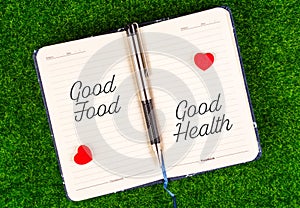 Good food equal good health