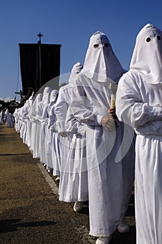 Good Friday Procession, Bercianos de Aliste, Zamora Province, Spain photo