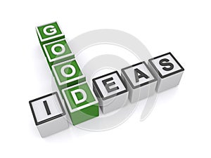 Good ideas crossword